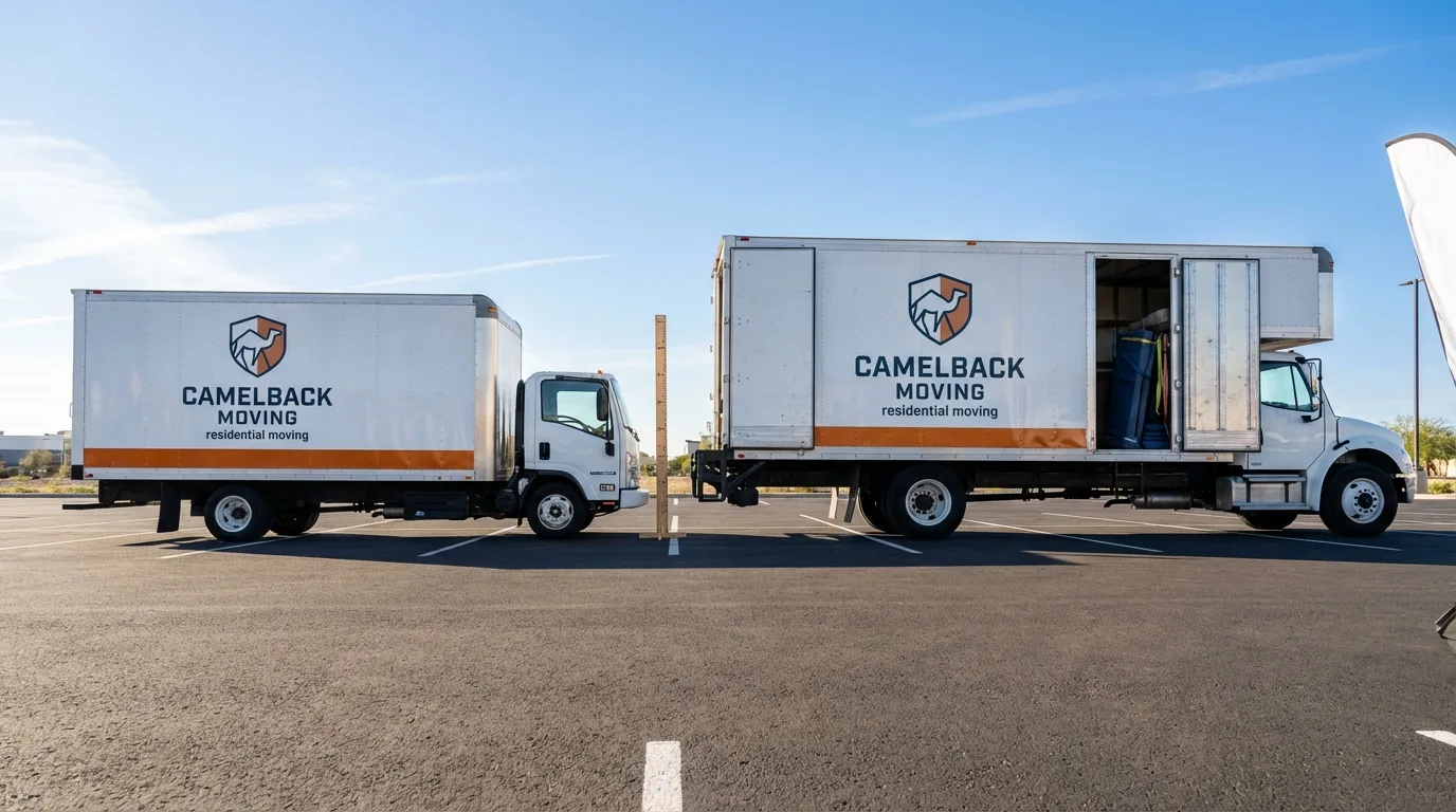 Moving truck size capacity guide in Bull Shoals